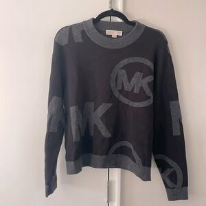 Michael Kors black and gray sweater